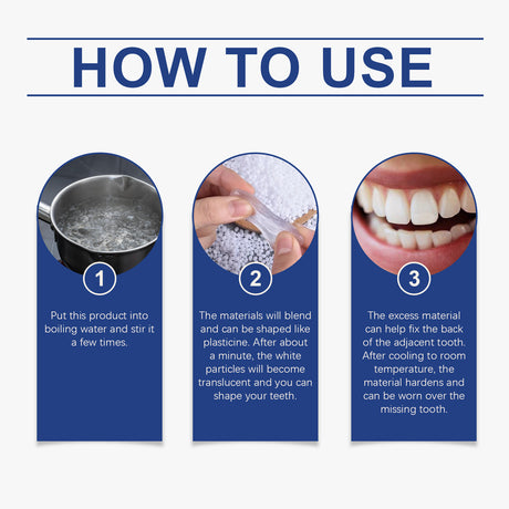 Solid Dental Glue, Temporary Dental Fillings For Modified Teeth And Dentures For Dentures - V.I.P Digital Presence