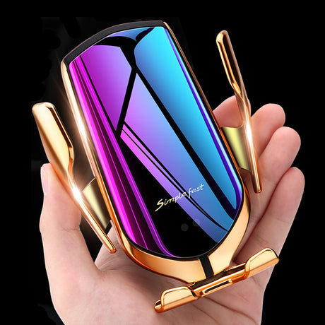 Car Wireless Charger Holder for iPhone X XS XR 8 Plus Mount 10W Qi Fast Charging Auto Clamp Wireless Car Phone Charger Suction - V.I.P Digital Presence