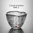 Small personal cup tea tasting cup hammer patterned kung fu heat-resistant glass single cup small cup tea cup - V.I.P Digital Presence