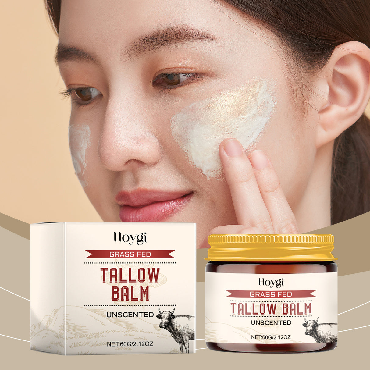 Tallow Moisturizer Nourishes And Moisturizes Dry Skin With A Soft Smoothing Cream