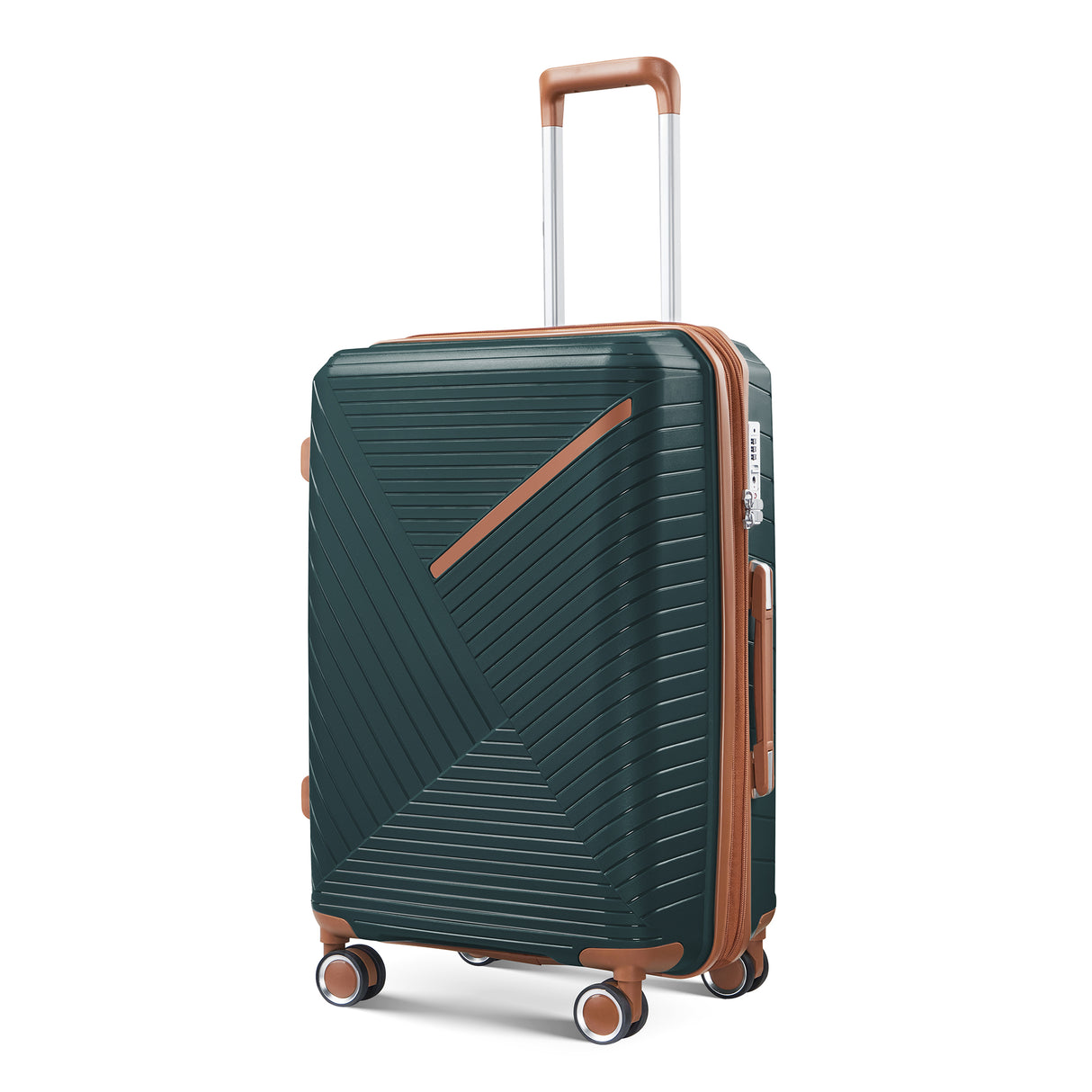 Luggage set of 4 pieces (14/20/24/28) with 4 360 degree silent rotating wheels made of PP material and durable TSA lock - V.I.P Digital Presence