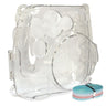 Funda protectora transparente de cristal con correa para el hombro para cámara Fuji Fujifilm Instax Instant Mini 9 8 8+ Accesorios