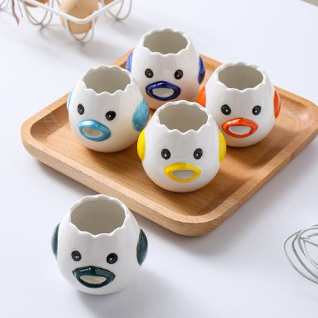 Ceramic egg white and protein separator household egg liquid and yolk filter baking tool easy to clean - V.I.P Digital Presence