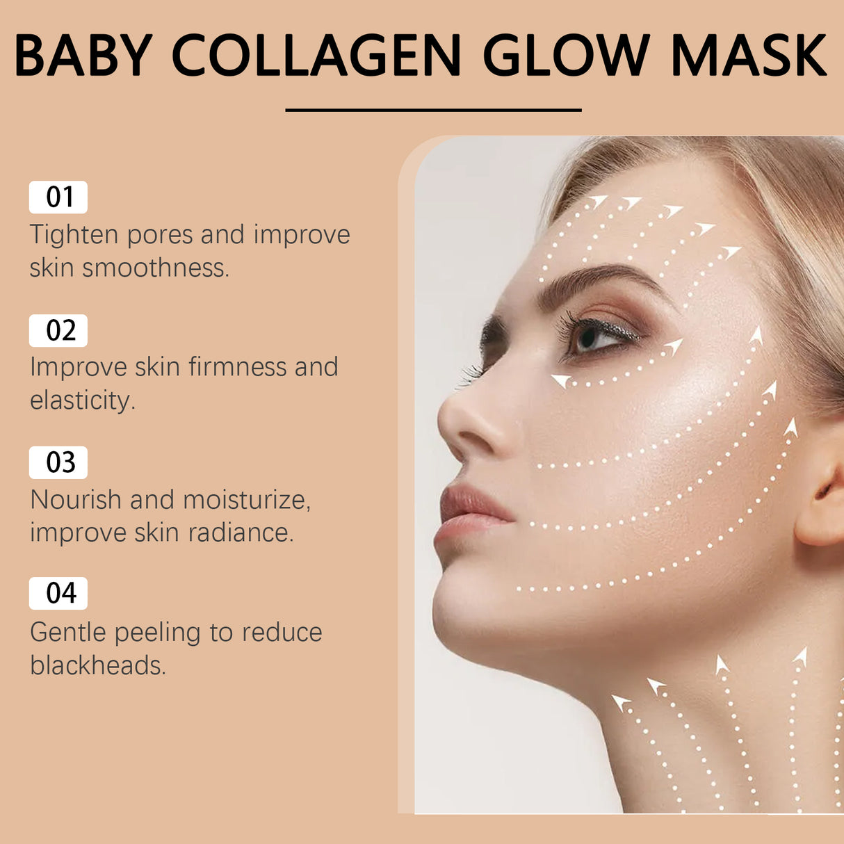 Collagen Peel Peel Mask Moisturizes, Hydrates, Moisturizes, Anti-Wrinkle And Brightening Skin Peel Mask - V.I.P Digital Presence