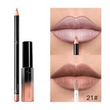 Pudaier 36 Color Matte Lip Gloss Lip Liner Matte Matte Lip Glaze Lipstick Pencil - V.I.P Digital Presence