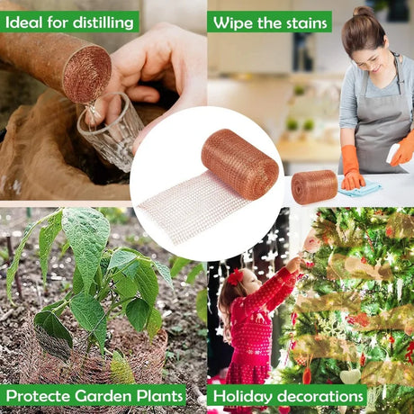 1Pcs 3m/6m Copper Wire Mesh House Copper Electromagnetic Wave Shielding Network Signal Shielding Network Radiation Protection - V.I.P Digital Presence