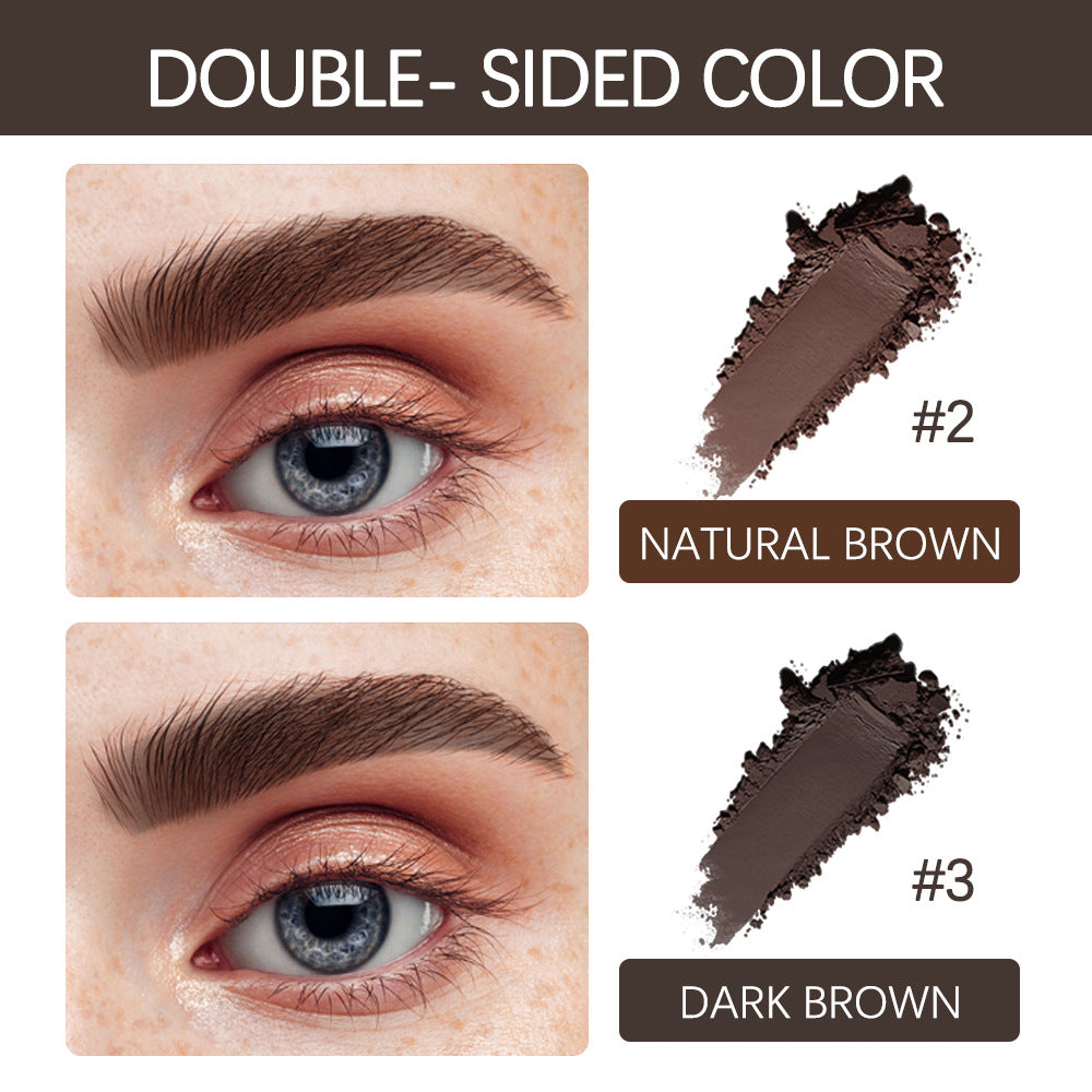 Ibcccndc Double-Headed Eyebrow Powder Stick White Tube Hairline Powder Dark Brown Eyebrow Card Eyebrow Powder Seal Eyebrow Pencil - V.I.P Digital Presence