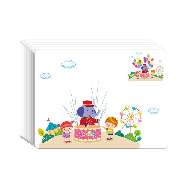 Pintura para dibujar con los dedos para niños, para jardín de infantes, con colores de barro, para grafitis de bebés, herramienta de dibujo, puntillismo en la palma.
