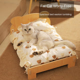 Cat Bed Universal Pet Bed Pet Nest Dog Nest Removable Solid Wood Bed Cute Kitten Princess Bed Pet Supplies - V.I.P Digital Presence