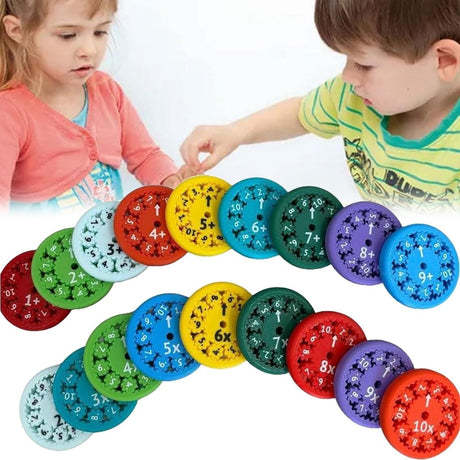 MATH FIDGET SPINNERS 9-piece math fidget spinner teaching enlightenment toy - V.I.P Digital Presence