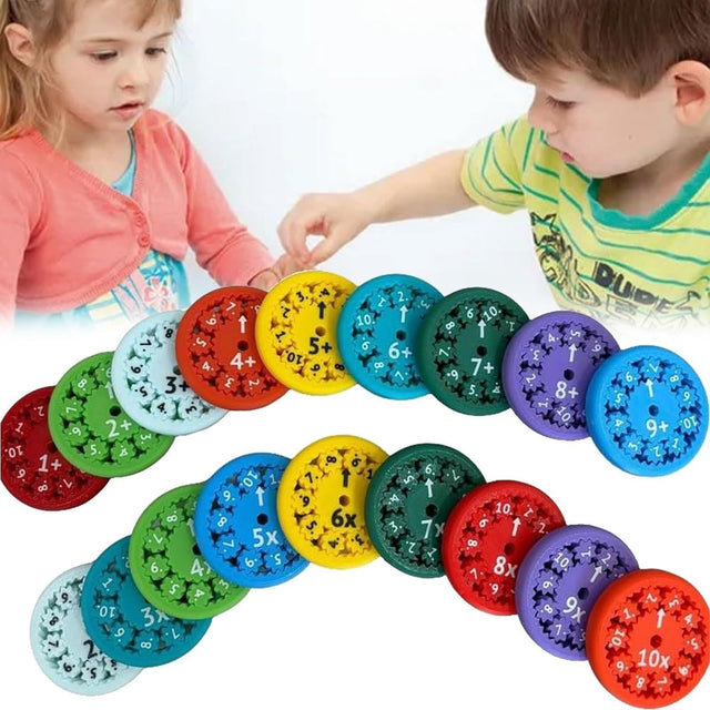 MATH FIDGET SPINNERS 9-piece math fidget spinner teaching enlightenment toy - V.I.P Digital Presence