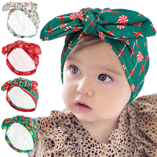 Christmas Children's Hat Amazon New Bow Baby Headband Hat European and American Baby Decorative Hat - V.I.P Digital Presence