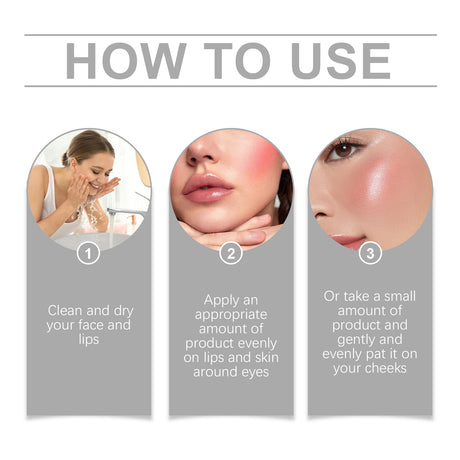 Collagen Makeup Stick Moisturizes Natural Multicolor Blush Stick - V.I.P Digital Presence