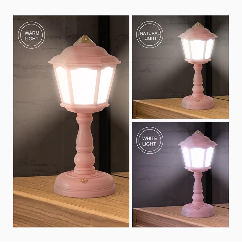 New Led Retro Desk Lamp Touchable USB Charging Creative Night Light Simple Fashion Eye Protection Mini Gift Lamp - V.I.P Digital Presence