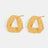 Gold-Plated Geometric Stud Earrings - V.I.P Digital Presence