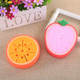 Fruit Sponge Dish Washing Brush Non-Stick Oil Kitchen Compressed Sponge Wipe Printing Household Brush Bowl Bath Absorbent Cotton - V.I.P Digital Presence