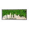 Los Angeles Moss City Silhouette Metal Wall Art Small
