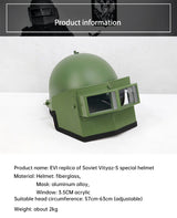 Cold War - era EVI Soviet/Russian Special Forces Vityaz - S Helmet, Class 6 Helmet, featured in *Escape from Tarkov* - V.I.P Digital Presence