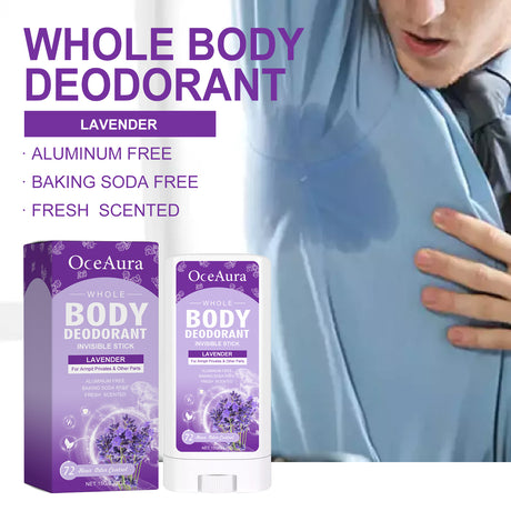 Whole Body Deodorant, Fresh Body Fragrance Antiperspirant Deodorant To Armpit Odor Fragrance Deodorant Bar - V.I.P Digital Presence