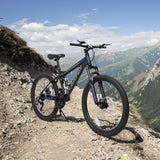 A2660 Ecarpat Mountain Bike 26 inch Wheel Carbon Steel Frame Disc Brake Thumb Shift Front Fork Rear Shock Absorber Bicycle - V.I.P Digital Presence