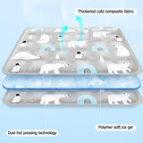 Summer Pet Cooling Pad Ice Crystal Gel Cool Down Cat To Dog Pet Grasp Bed Resistance Collapsible Rectangle Pad Accessories - V.I.P Digital Presence