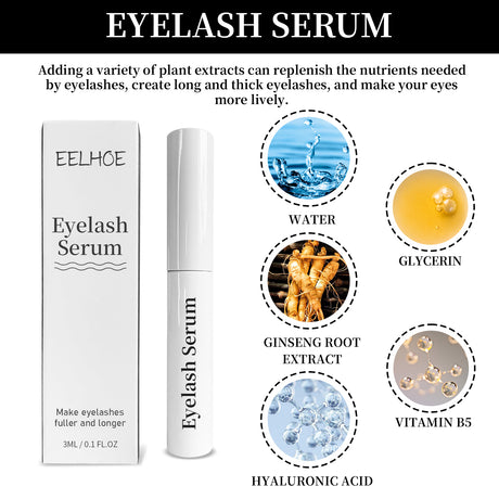 Eyelash Serum, Natural Beauty Curl Black Thick Slender Long Gentle Not Easily Stained Mascara - V.I.P Digital Presence