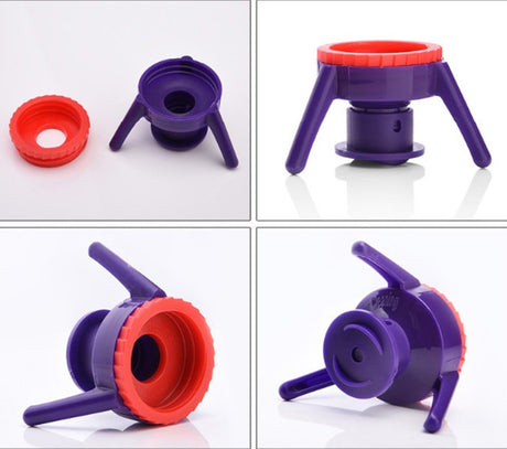 Inverted bottle cap, large, medium, small, and sub size, multifunctional three legged stand, shower gel, shampoo, leak proof bot - V.I.P Digital Presence