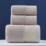 Towel Set Of Pure Cotton Towel Bath Towel Three-Piece Gift Set Xinjiang Cotton