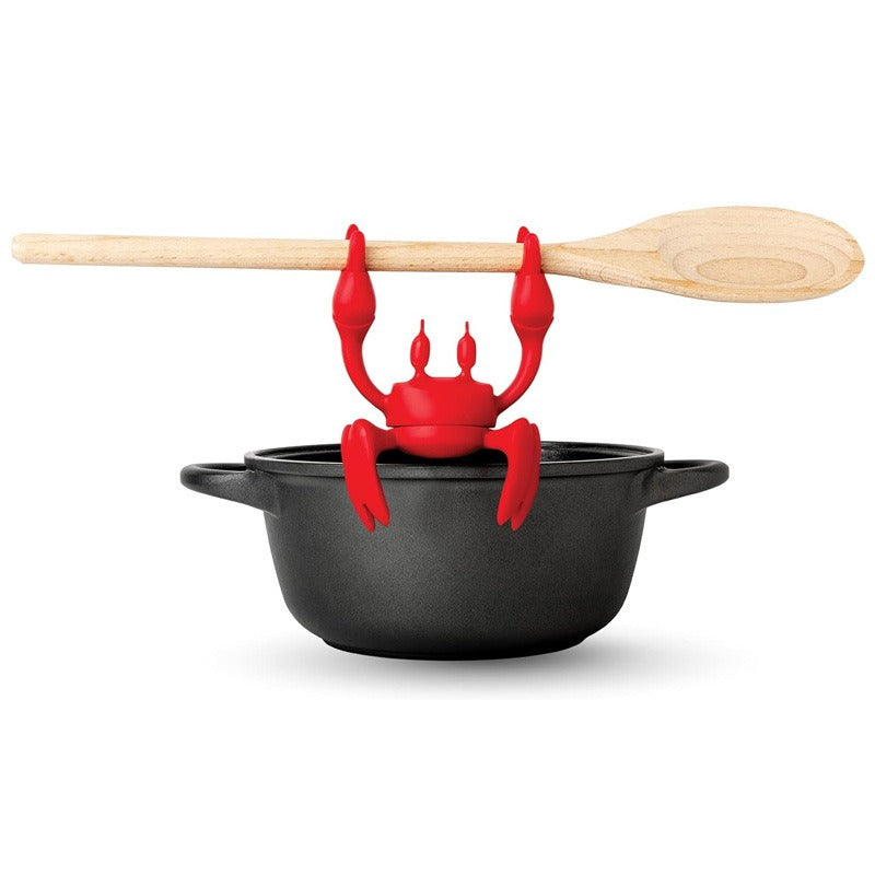 Crab pot edge clip crab silicone tableware holder spoon holder steam radiator anti slip spoon holder anti overflow device - V.I.P Digital Presence