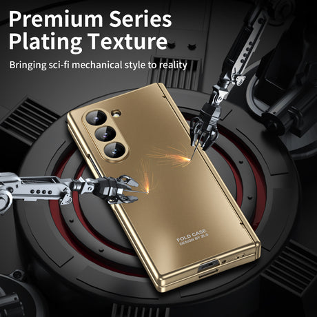 Suitable for Samsung Fold6 phone case FOLD5 folding screen solid color electroplating Fold4 all inclusive anti drop protective case 5G - V.I.P Digital Presence