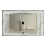 30 Inch Bathroom Ceramic Sink Basin, White - V.I.P Digital Presence