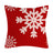 Red Snowflake Deer Pillow Cover Christmas Tree Cushion Cover Home Decoration Pillow Cover Combination - V.I.P Digital Presence