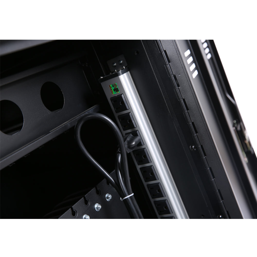 Mobile Charging Cart and Cabinet for Tablets Laptops 30-Device With Combination Lock--Black - V.I.P Digital Presence