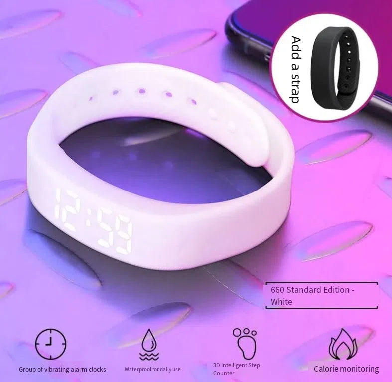 Smart Watch Electronic Vibration Waterproof Night Light Student Bracelet Sports Smart Bracelet - V.I.P Digital Presence