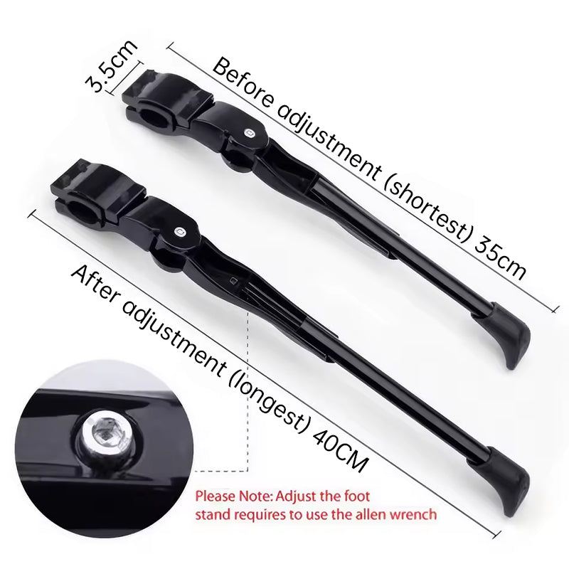 Adjustable bicycle rack, parking rack, side rack for 22, 24, 26 - inch mountain bikes - V.I.P Digital Presence