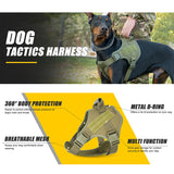 Tactical dog vest: for large dogs (German Shepherd, Golden Retriever) – training, military-style accessories. - V.I.P Digital Presence
