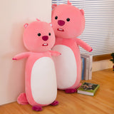 Super cute beaver long doll cute beaver headboard pillow super soft one-piece pillow gift - V.I.P Digital Presence