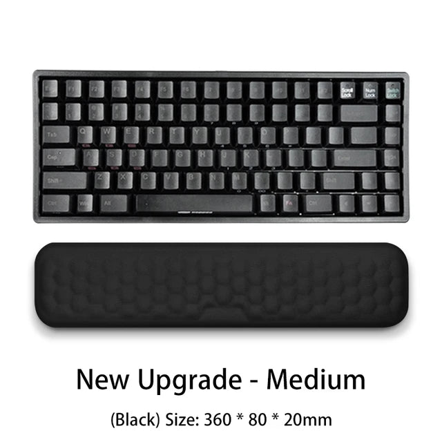Reposamuñecas ergonómico para teclado y ratón, para oficina, para proteger y relajar la muñeca, con espuma viscoelástica, para ordenador y portátil