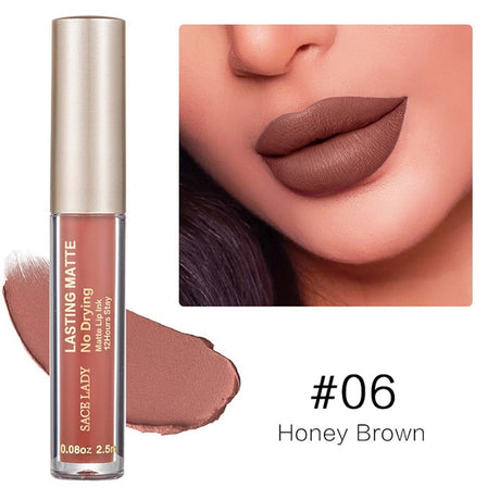 Make Up Waterproof Nude Lipstick Long Lasting Liquid Matte Lipstick Kit Lip Gloss Cosmetics Lipgloss Lip Makeup - V.I.P Digital Presence