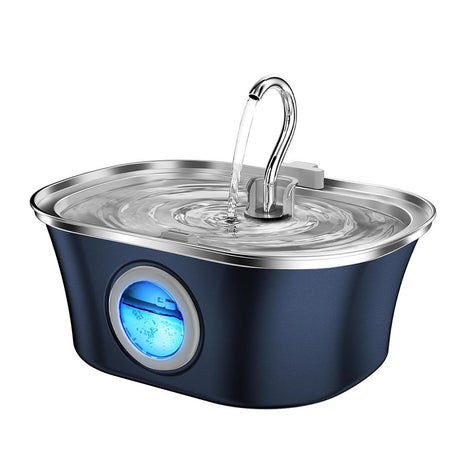 Stainless Steel Smart Pet Water Dispenser with Automatic Circulation and Filtration, Large Capacity Feeder for Cats and Dogs - V.I.P Digital Presence