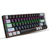 New 68 key RGB luminous esports game with blue and red axis mechanical keyboard laptop MAC 60% - V.I.P Digital Presence