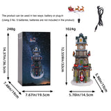 Christmas gift, Christmas luminous rotating music box, children's birthday night light - V.I.P Digital Presence