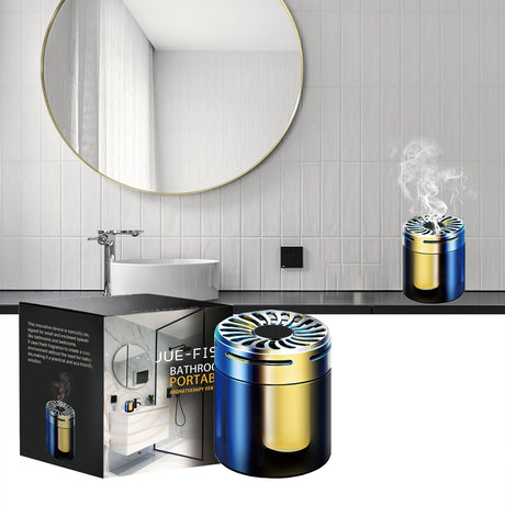 Bathroom Portable Ventilation Aromatherapy, Car Aromatherapy Bathroom Bedroom Deodorant Adornment - V.I.P Digital Presence