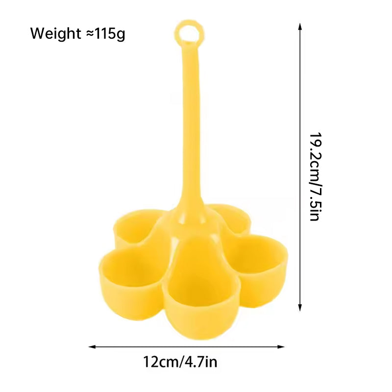 5 - Hole High - Temp Resistant Silicone Egg Cooker, Food - Grade for Making Complementary Food - V.I.P Digital Presence