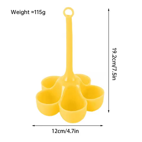 5 - Hole High - Temp Resistant Silicone Egg Cooker, Food - Grade for Making Complementary Food - V.I.P Digital Presence