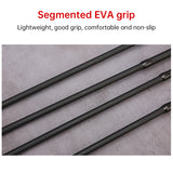 1.5 - 2.4M Telescopic Carbon Fishing Rod Rotary Baitcasting (8 - 25g) with Wooden Handle - V.I.P Digital Presence