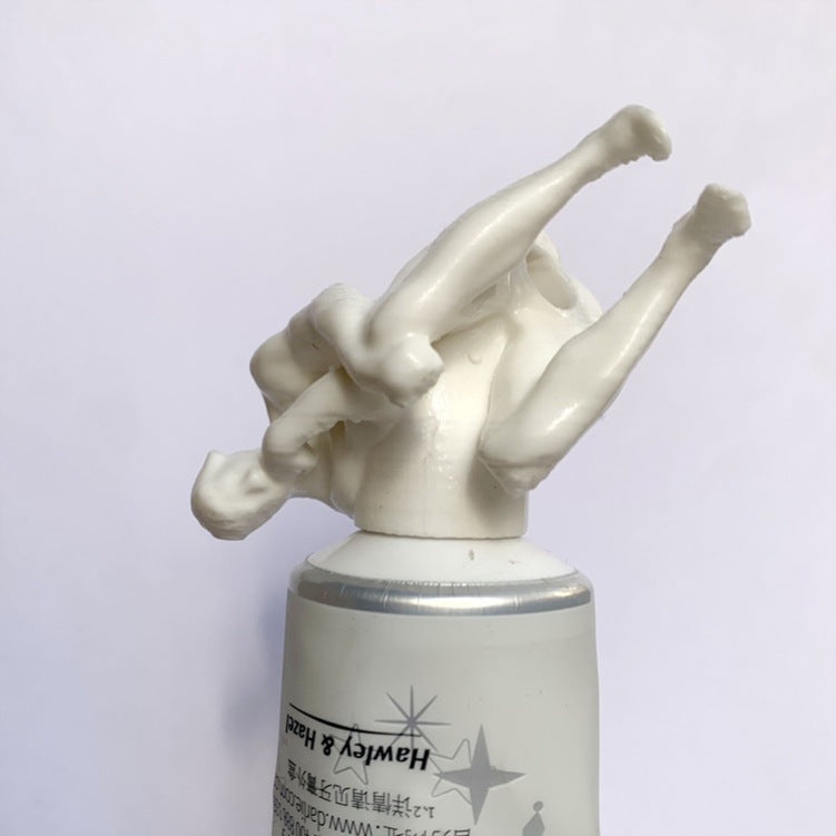 Squeeze toothpaste artifact make fun of toothpaste head toothpaste cover trick toy - V.I.P Digital Presence