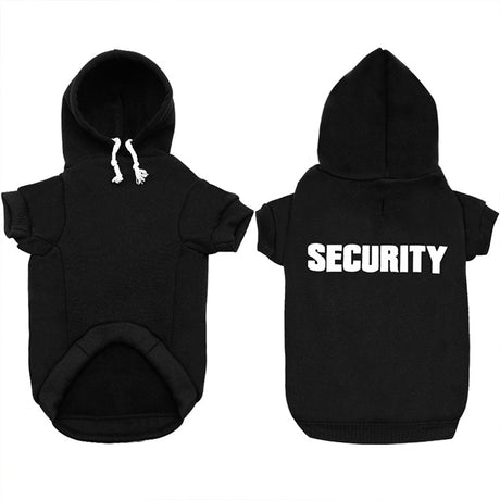 New pet hoodie, outerwear, Security printed hoodie, dog clothing for autumn and winter - V.I.P Digital Presence