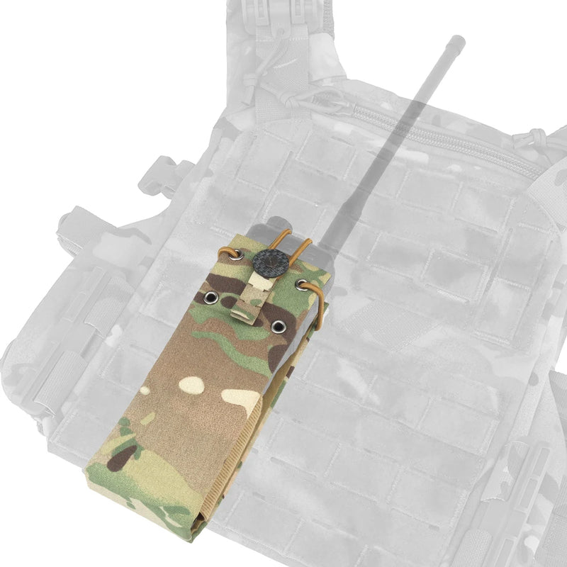 Tactical Universal Radio Pouch MPU5 PRC163 152 148 PTT Holder Bag Walkie-talkie Storage Pack - V.I.P Digital Presence