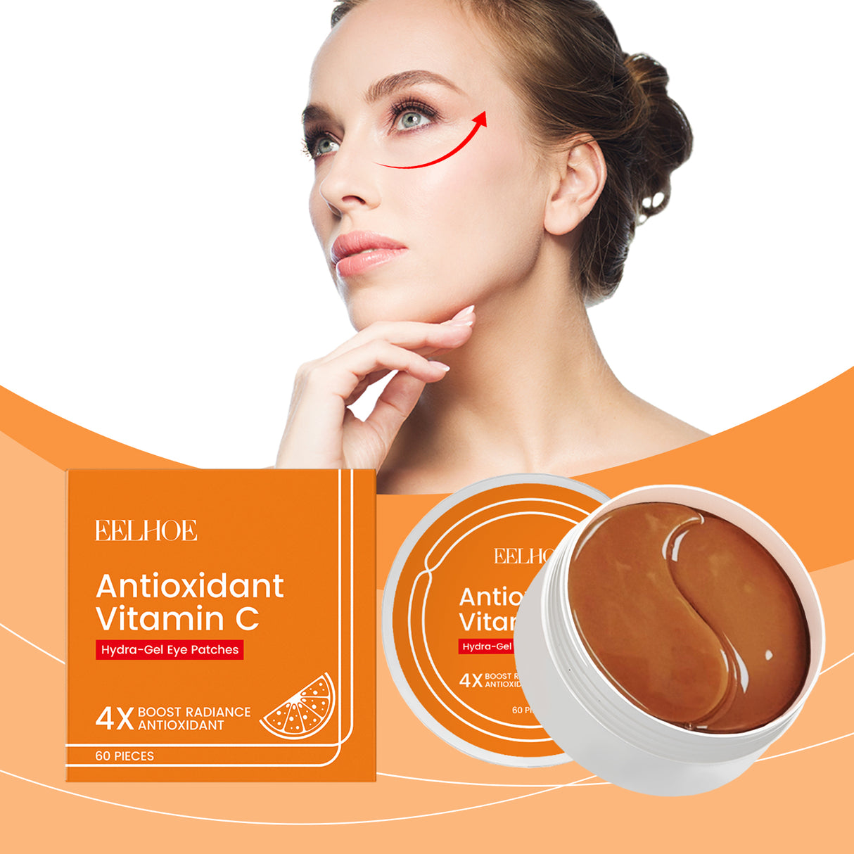Vitamin C Under Eye Patch Bag Care Cool And Moisturize The Skin Around The Eyes Eye Mask Patch